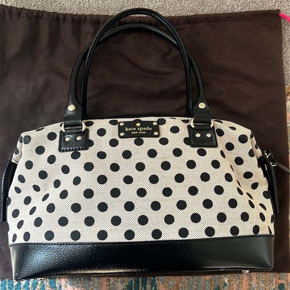kate spade Handbags - Kate Spade polka dot handbag